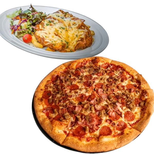 Large Pizza And Parmi