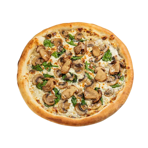 Spinach & Mushroom Pizza