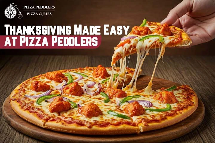 Thanksgiving Feast at Pizza Peddlers & Ribs